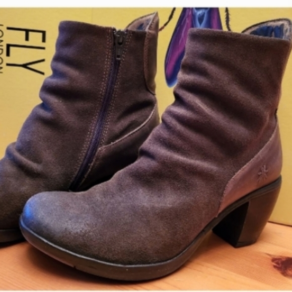 Fly London. Hota ankle boot. Olive Sludge. Women's 38 - Picture 1 of 8